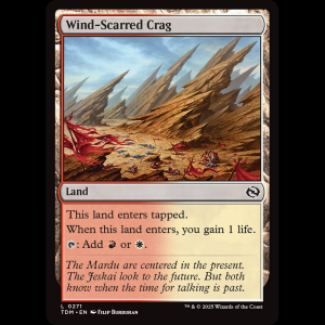 MTG Wind-Scarred Crag Tarkir: Dragonstorm tdm#271