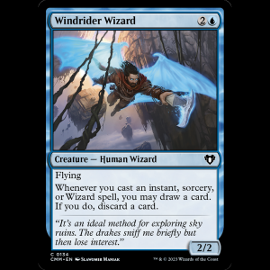 MTG Windrider Wizard Commander Masters cmm#134