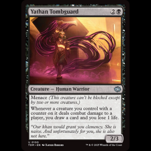 MTG Yathan Tombguard Tarkir: Dragonstorm tdm#100