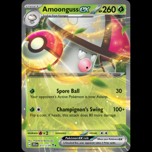 Pokemon TCG Amoonguss ex - Journey Together NM sv9-11