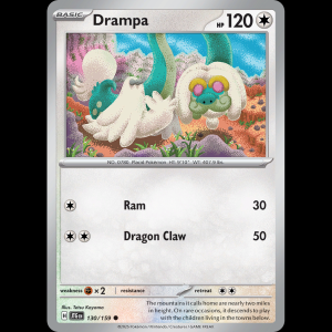 Pokemon TCG Drampa - Journey Together NM sv9-130