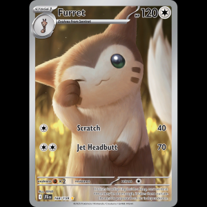 Pokemon TCG Furret - Journey Together NM sv9-168