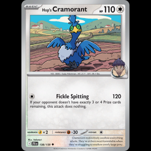 Pokemon TCG Hop's Cramorant - Journey Together NM sv9-138