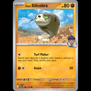 Pokemon TCG Hop's Silicobra - Journey Together NM sv9-86