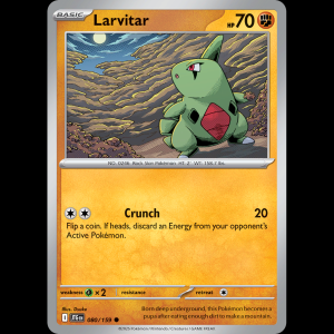 Pokemon TCG Larvitar - Journey Together NM sv9-80