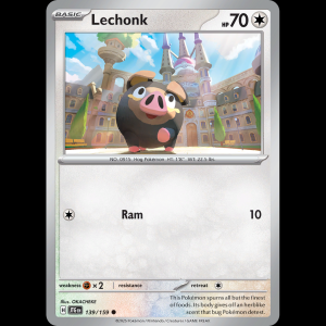 Pokemon TCG Lechonk - Journey Together NM sv9-139
