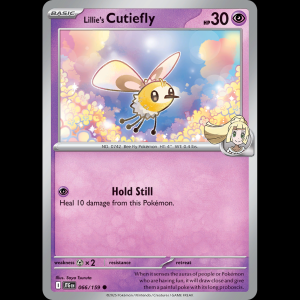 Pokemon TCG Lillie's Cutiefly - Journey Together NM sv9-66
