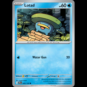 Pokemon TCG Lotad - Journey Together NM sv9-35