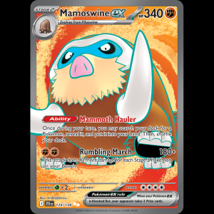 Pokemon TCG Mamoswine ex - Journey Together NM sv9-174