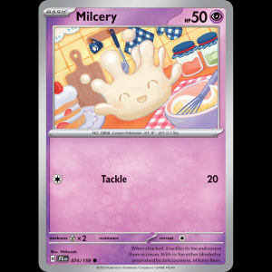 Pokemon TCG Milcery - Journey Together NM sv9-74