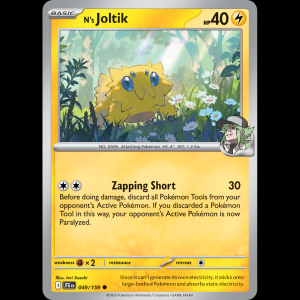 Pokemon TCG N's Joltik - Journey Together NM sv9-49