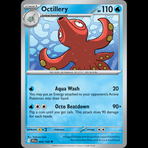Pokemon TCG Octillery - Journey Together NM sv9-34