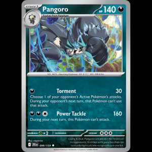 Pokemon TCG Pangoro - Journey Together NM sv9-99