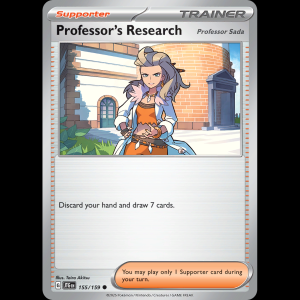 Pokemon TCG Professor's Research - Journey Together NM sv9-155