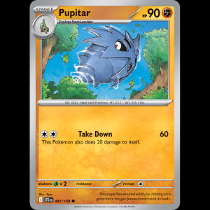 Pokemon TCG Pupitar - Journey Together NM sv9-81
