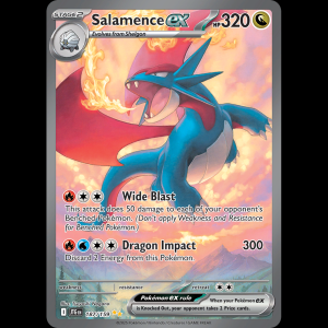 Pokemon TCG Salamence ex - Journey Together NM sv9-187
