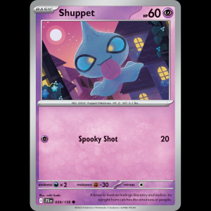 Pokemon TCG Shuppet - Journey Together NM sv9-59