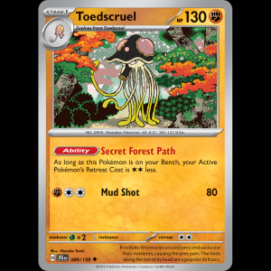 Pokemon TCG Toedscruel - Journey Together NM sv9-89