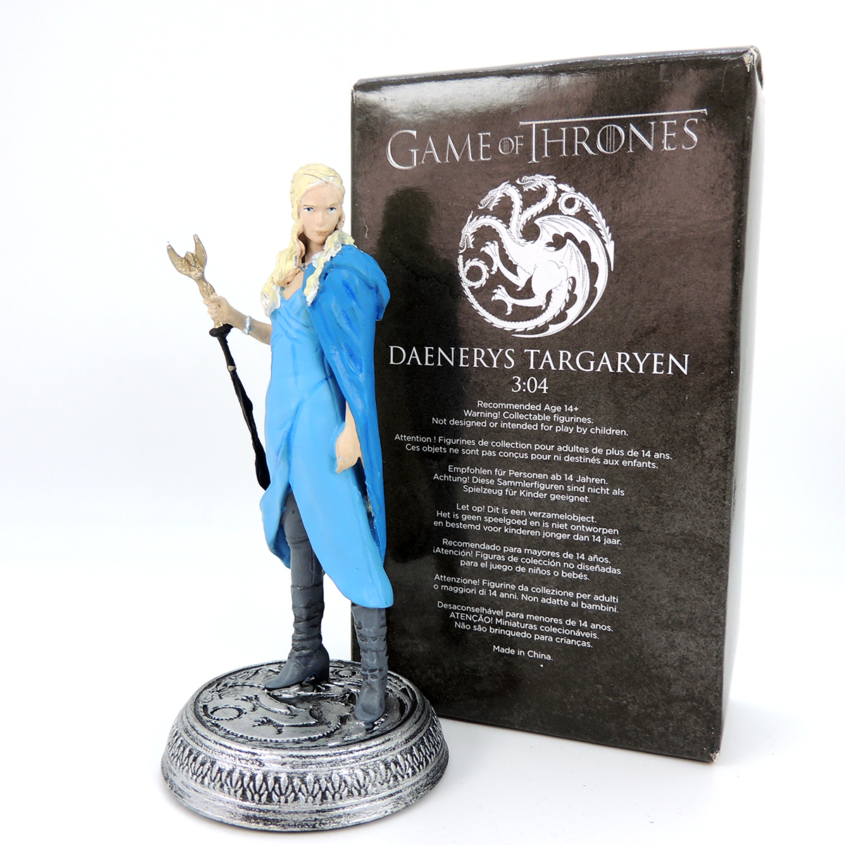 Game Of Thrones - Figura Daenerys Targaryen 15 Cm, Action Figure Con Accessori, Multicolore, 12 Punti Di Snodo, Serie TV Stagione 7, Modello 10654-1