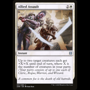 MTG Asalto de grupo (Allied Assault) Zendikar Rising znr#1