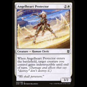 MTG Guardiana corazón de ángel (Angelheart Protector) Zendikar Rising znr#3