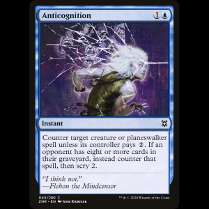 MTG Anticognición (Anticognition) Zendikar Rising znr#45