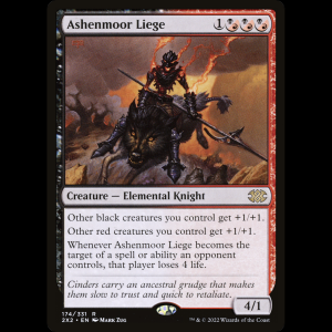 MTG Ashenmoor Liege Double Masters 2022 2x2#174