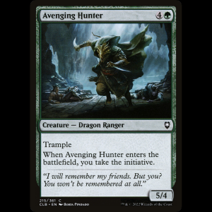MTG Cazador vengativo (Avenging Hunter) Commander Legends: Battle for Baldur's Gate clb#215