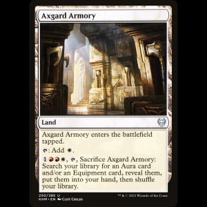 MTG Arsenal de Axgard (Axgard Armory) Kaldheim khm#250