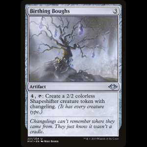 MTG Birthing Boughs Modern Horizons mh1#221