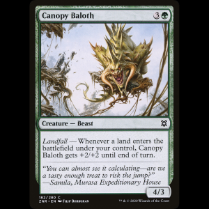 MTG Báloth de la enramada (Canopy Baloth) Zendikar Rising znr#182