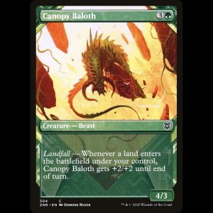 MTG Báloth de la enramada (Canopy Baloth) Zendikar Rising znr#304