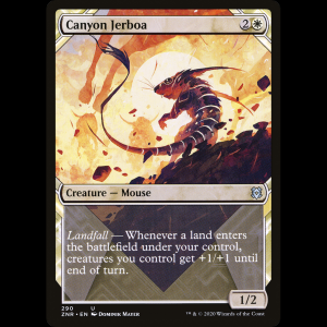 MTG Jerbo de cañón (Canyon Jerboa) Zendikar Rising znr#290