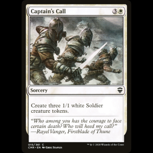 MTG Captain's Call Commander Legends cmr#15