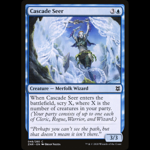MTG Vidente de la cascada (Cascade Seer) Zendikar Rising znr#48