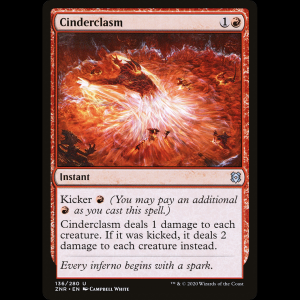 MTG Hacer cenizas (Cinderclasm) Zendikar Rising znr#136
