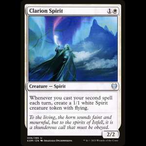 MTG Espíritu del clarín (Clarion Spirit) Kaldheim khm#6