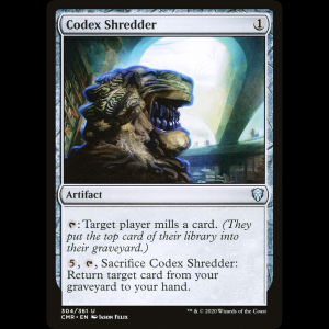 MTG Codex Shredder Commander Legends cmr#304