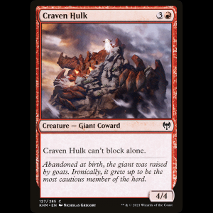 MTG Titán cobarde (Craven Hulk) Kaldheim khm#127