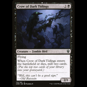MTG Crow of Dark Tidings Commander Legends cmr#115