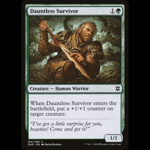 MTG Superviviente audaz (Dauntless Survivor) Zendikar Rising znr#184