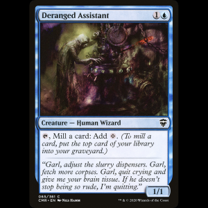 MTG Deranged Assistant Commander Legends cmr#65