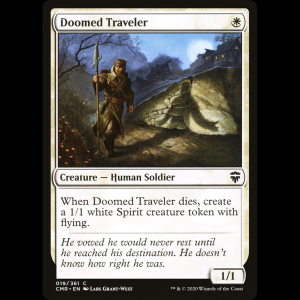 MTG Doomed Traveler Commander Legends cmr#19