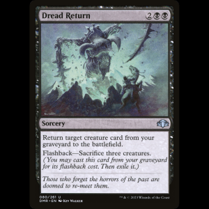 MTG Dread Return Dominaria Remastered dmr#80