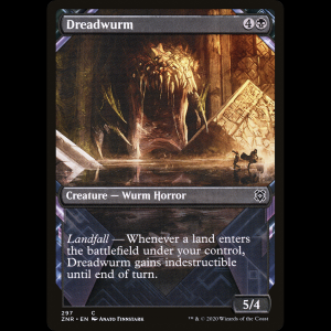 MTG Dreadwurm Zendikar Rising znr#297