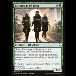 MTG Entourage of Trest Commander Legends cmr#224