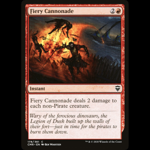 MTG Fiery Cannonade Commander Legends cmr#178