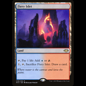 MTG Islote ardiente (Fiery Islet) Modern Horizons mh1#238