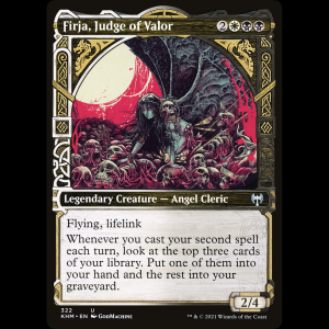 MTG Firja, Judge of Valor Kaldheim khm#322