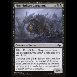 MTG Gargantúa de la Primera Esfera (First-Sphere Gargantua) Modern Horizons mh1#91